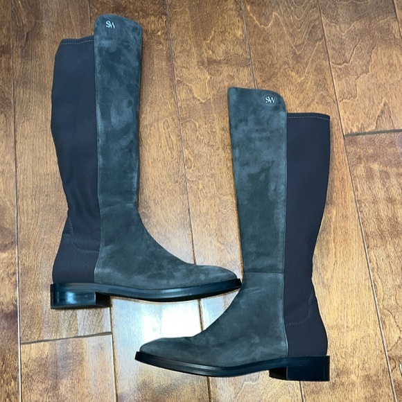 Stuart Weitzman grey 5050 boot - Picture 1 of 7